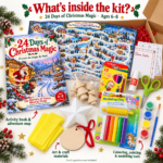 24-Day Christmas Activity and Mystery Kit for Kids Ages 6 to 8