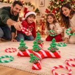 Christmas Inflatable Ring Toss Game – Festive Tree Party Game 58 × 58cm - Image 2