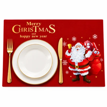 Christmas Felt Fork and Knife Holder for Festive Table Decorations