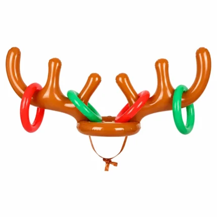Christmas Reindeer Inflatable Antler Toss Game PVC 85x38cm